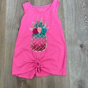 Cynthia Rowley ' Pink Pineapple Tank Top - Cute Summer Tee